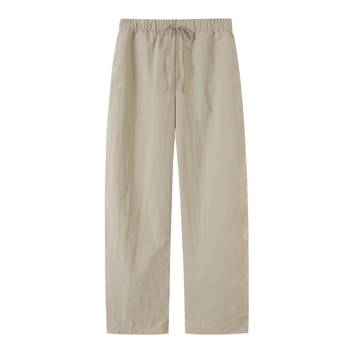 Drawstring tied jacket with hem and pants set for women