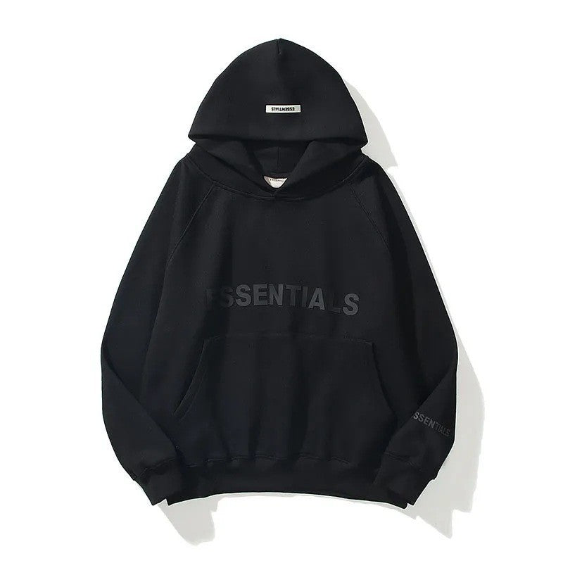 Plus Size Raglan Sleeve Hooded Pullover Sweatshirt