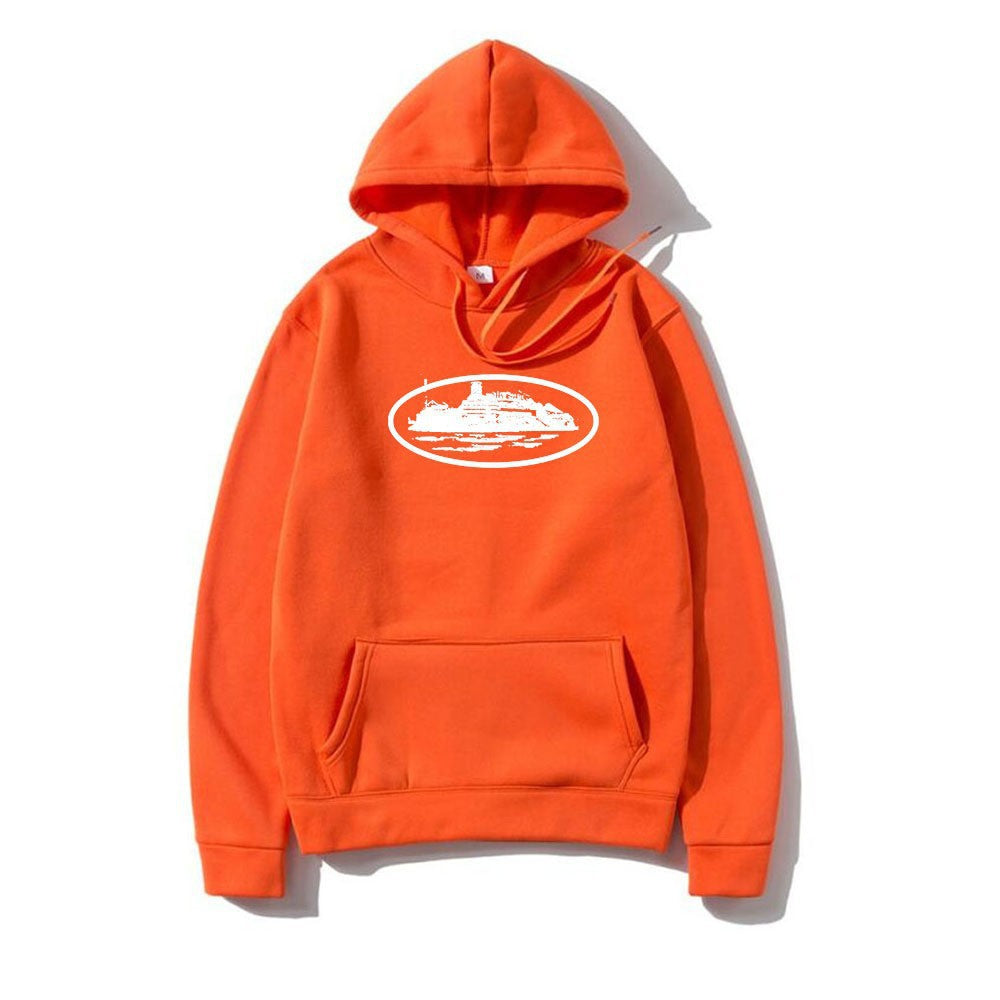 Casual Hooded Long Sleeve Loose Pullover Sweatshirt