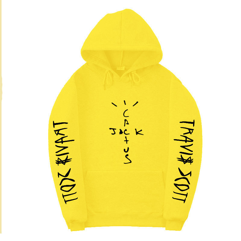 Trendy Fleece Lined Long Sleeve Hooded Unisex Sweatshirt