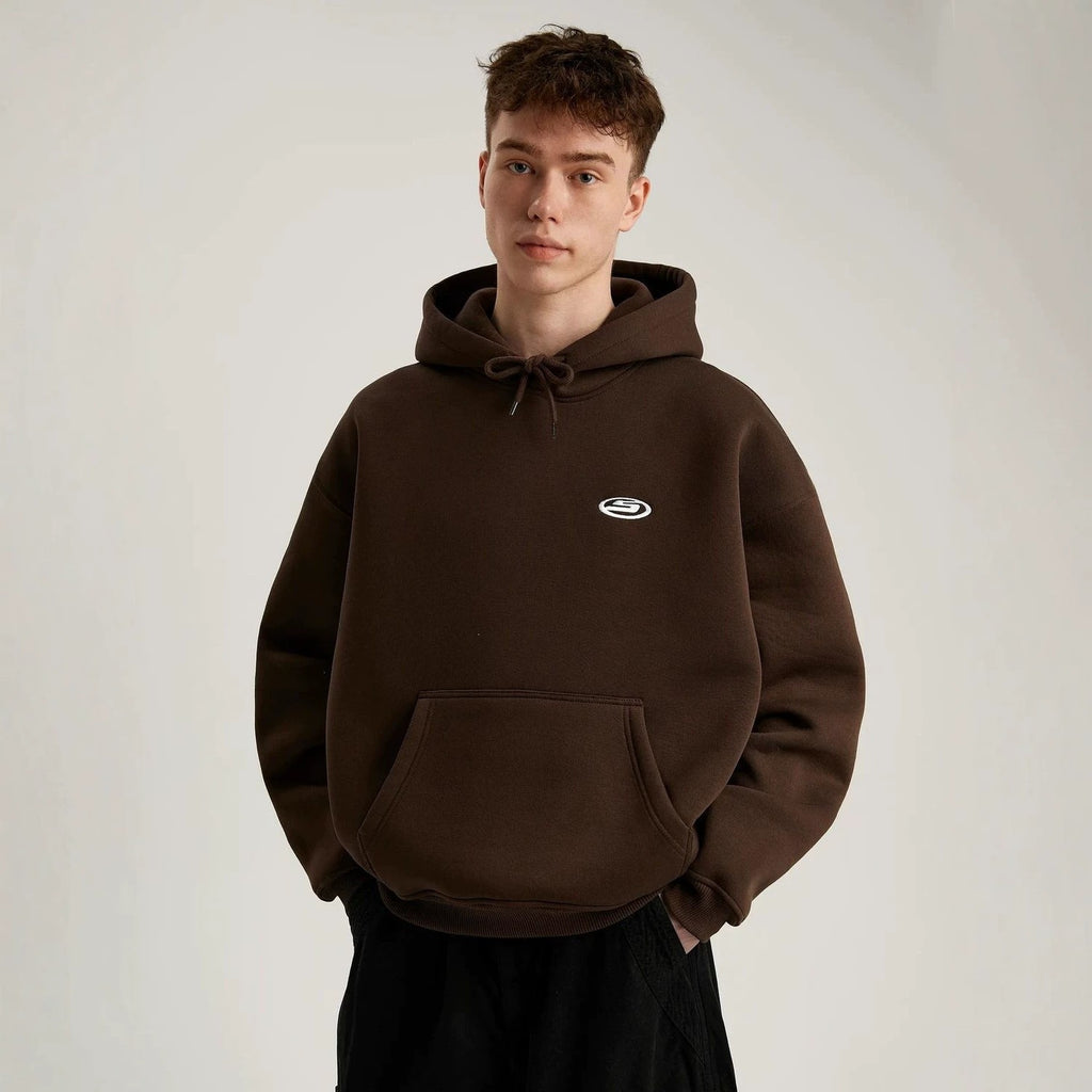 Men's Dark Gothic Long Sleeve Hooded Graphic Print Sweatshirt Jacket