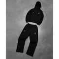 Style Long Sleeve Hooded Sweatshirt for Men Oversized Loose Fit Hoodie