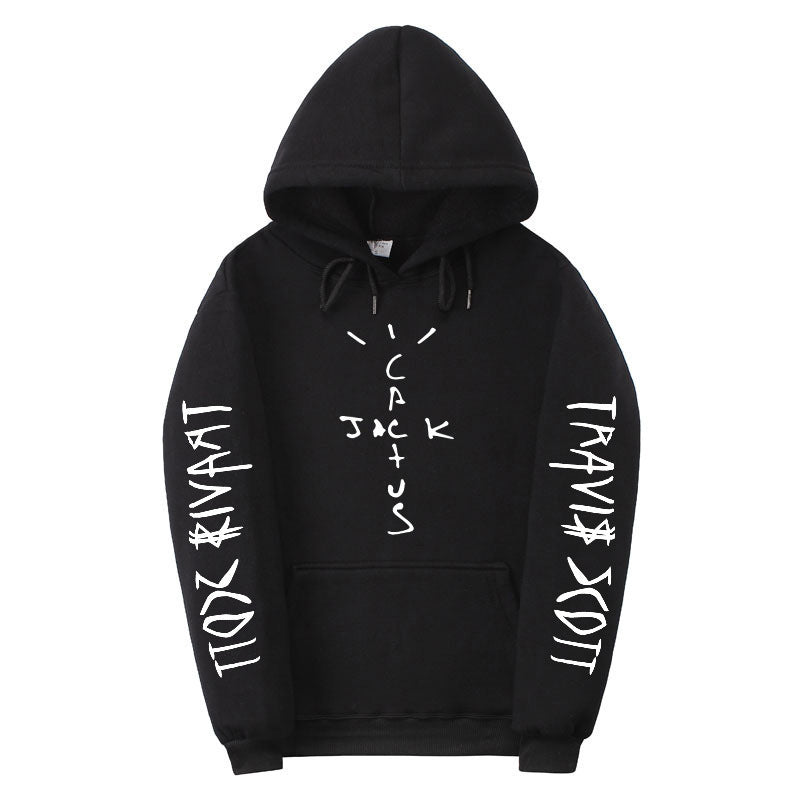 Trendy Fleece Lined Long Sleeve Hooded Unisex Sweatshirt