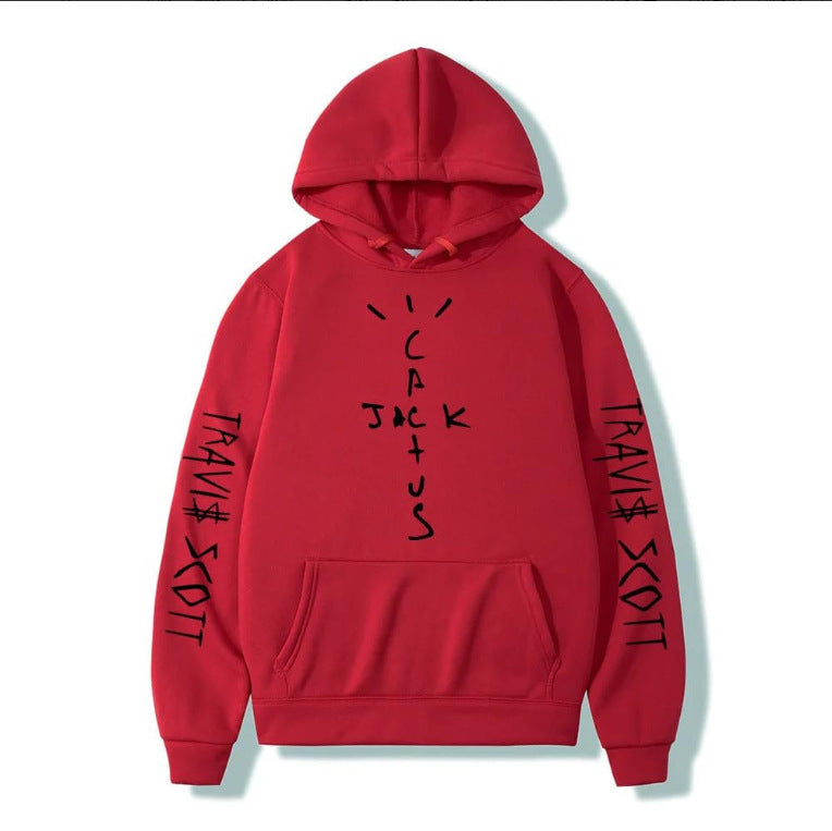 Trendy Fleece Lined Long Sleeve Hooded Unisex Sweatshirt