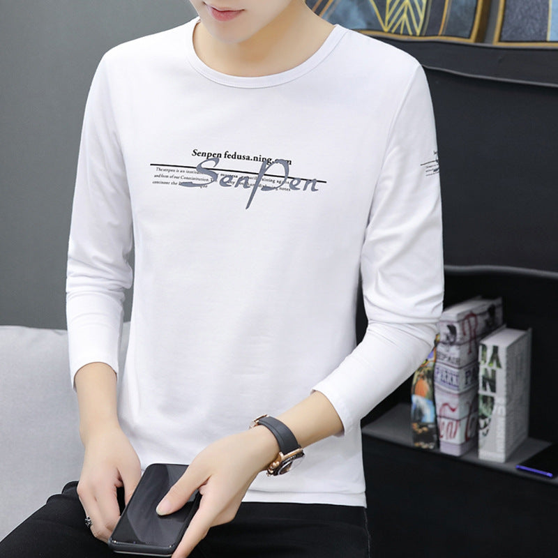 Slim fit round neck men's top