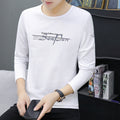 Slim fit round neck men's top