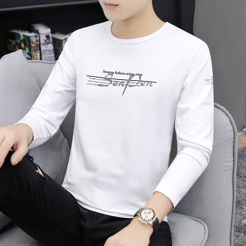 Slim fit round neck men's top