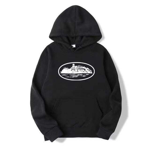 Casual Hooded Long Sleeve Loose Pullover Sweatshirt