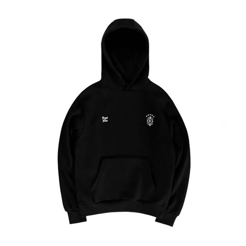 Style Long Sleeve Hooded Sweatshirt for Men Oversized Loose Fit Hoodie